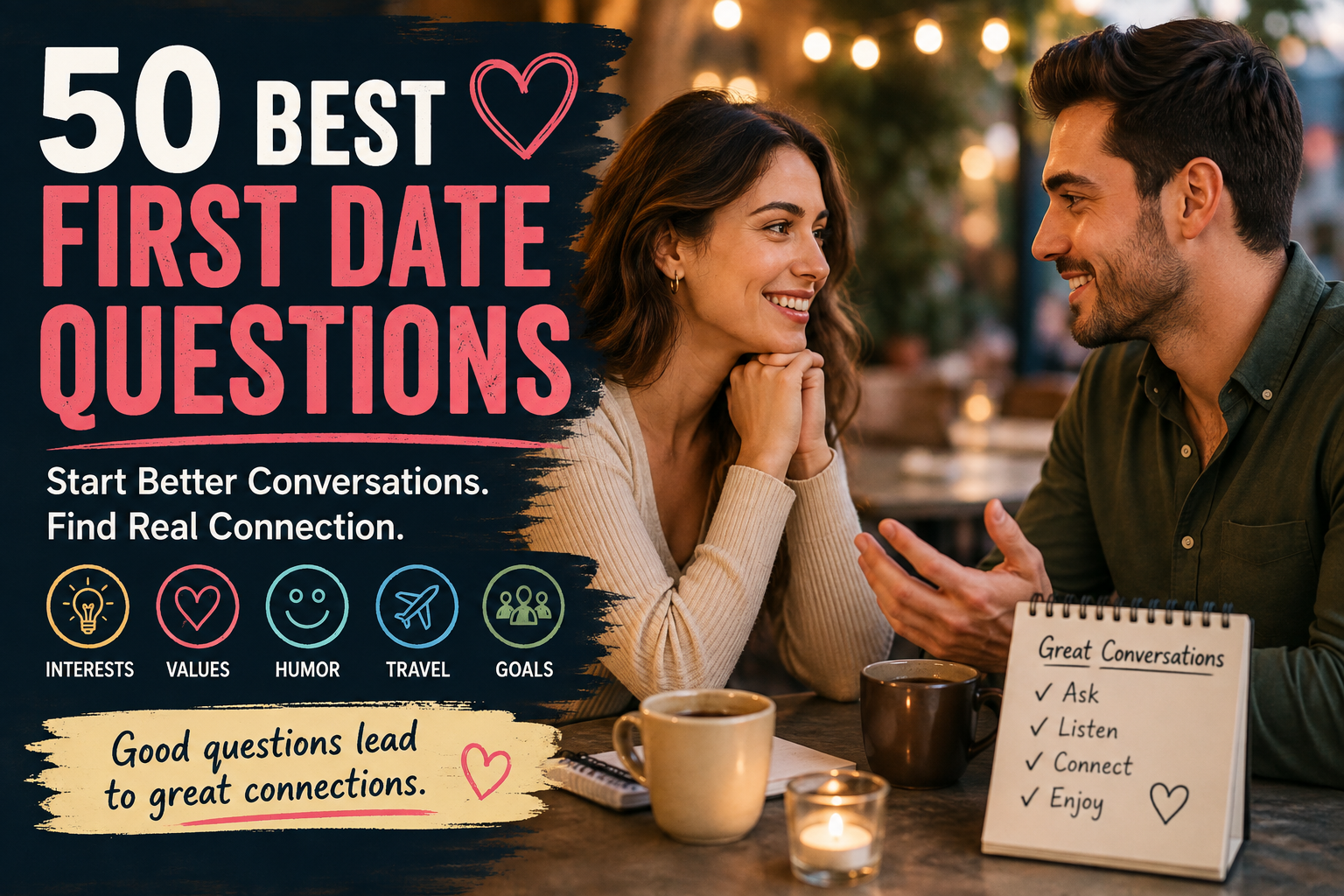 50 Best First Date Questions